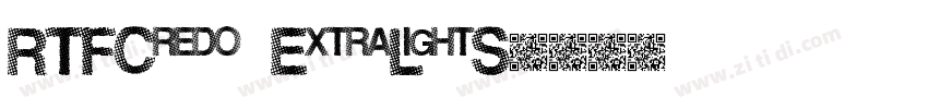 RTFCredo ExtraLightS字体转换